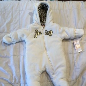 Juicy couture infant winter body suit